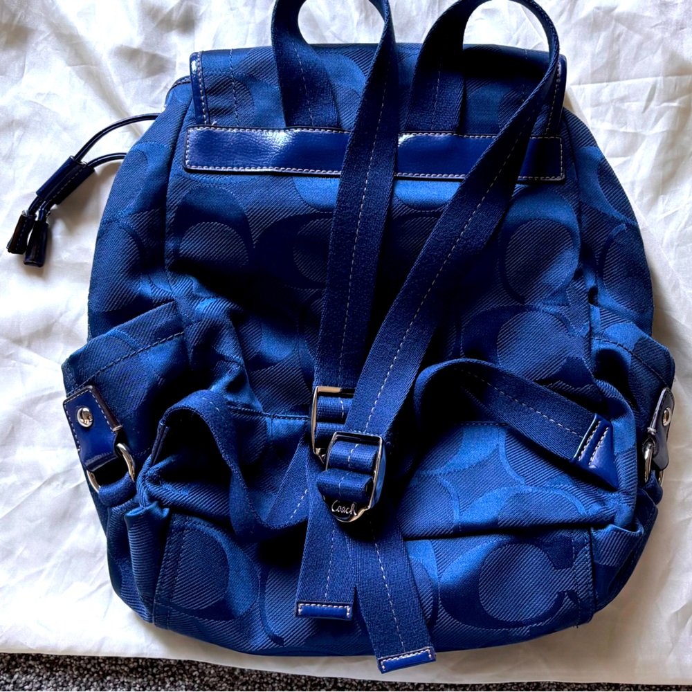 Coach blue backpack worn a handful of times it’s just not for me anymore!